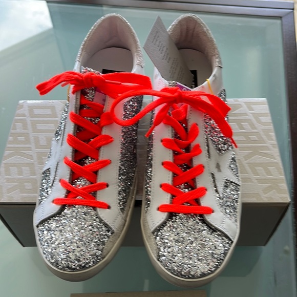 COPY - Golden ghost deluxe woman sneakers size 40 glitter - Picture 1 of 8
